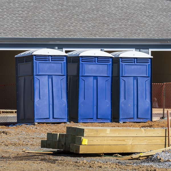 what is the maximum capacity for a single porta potty in Mc Carley